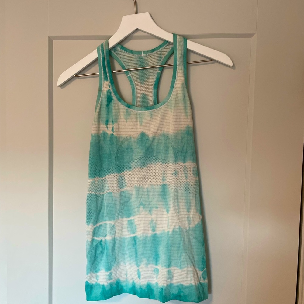 Lululemon tie dye razorback tank